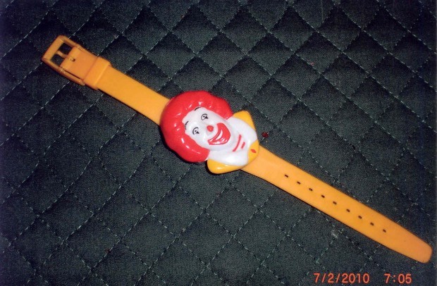 Ronald McDonald wristwatch